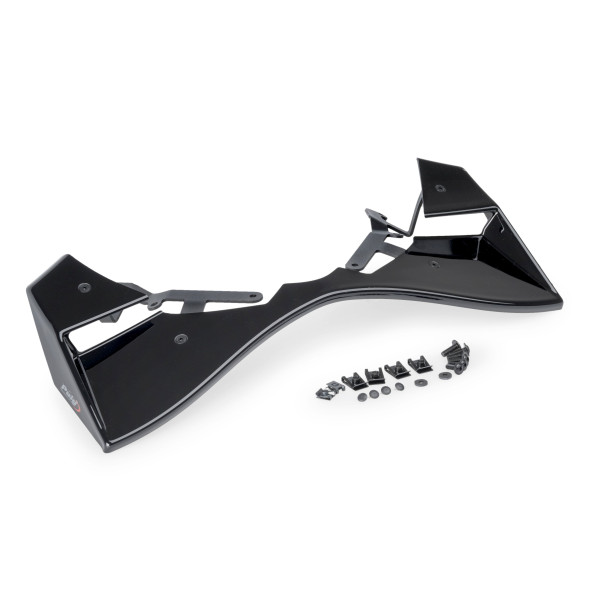 Puig Puig front downforce wings | gloss black | suzuki gsxr1000r 2017>2021
